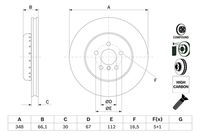 BOSCH Remschijf (0 986 479 F57)