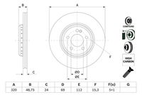 BOSCH Remschijf (0 986 479 G39)