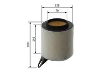 BOSCH Luchtfilter (F 026 400 018)