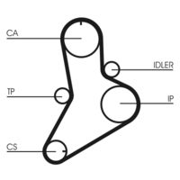 CONTINENTAL CTAM Distributieriemset (CT622K1)