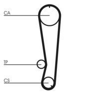 CONTINENTAL CTAM Distributieriemset (CT788K1)