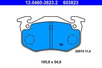 ATE Remblokkenset, schijfrem (13.0460-3823.2)