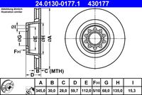 ATE Remschijf (24.0130-0177.1)
