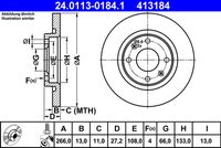 ATE Remschijf (24.0113-0184.1)