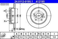 ATE Remschijf (24.0112-0195.1)