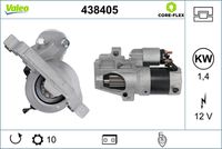 VALEO Startmotor / Starter (438405)