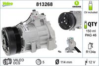 VALEO Compressor, airconditioning (813268)