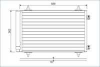 VALEO Condensor, airconditioning (814366)