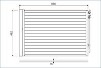 VALEO Condensor, airconditioning (814410)