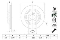 BOSCH Remschijf (0 986 479 G36)