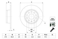 BOSCH Remschijf (0 986 479 F23)