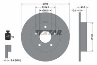 TEXTAR Remschijf (92125703)