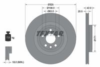 TEXTAR Remschijf (92314305)