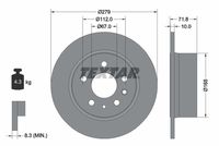 TEXTAR Remschijf (92032600)