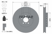 TEXTAR Remschijf (92266025)