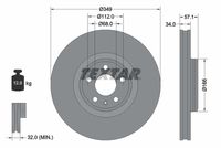 TEXTAR Remschijf (92289305)