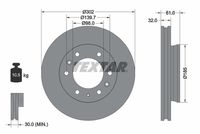 TEXTAR Remschijf (92253403)