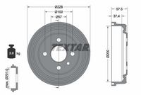 TEXTAR Remschijf (92075103)