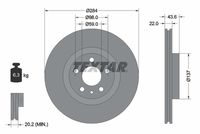 TEXTAR Remschijf (92046803)