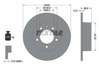 TEXTAR Remschijf (92111203)