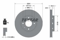 TEXTAR Remschijf (92100403)