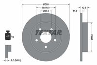 TEXTAR Remschijf (92133703)