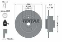 TEXTAR Remschijf (92195903)