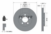 TEXTAR Remschijf (92082205)