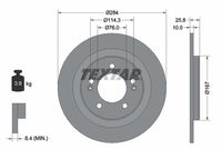 TEXTAR Remschijf (92252703)