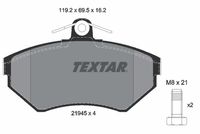 TEXTAR Remblokkenset, schijfrem (2194502)