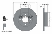 TEXTAR Remschijf (92036103)