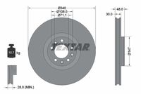 TEXTAR Remschijf (92256003)