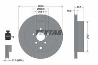 TEXTAR Remschijf (92270903)