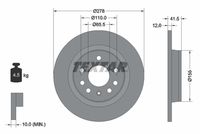 TEXTAR Remschijf (92118503)