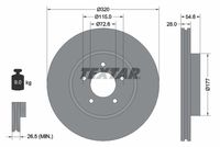 TEXTAR Remschijf (92235403)