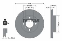 TEXTAR Remschijf (92089400)