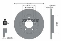 TEXTAR Remschijf (92291703)