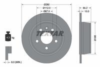 TEXTAR Remschijf (92074503)