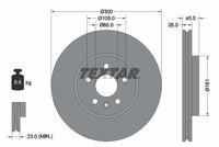 TEXTAR Remschijf (92243303)