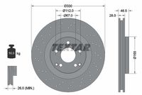 TEXTAR Remschijf (92119805)