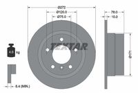 TEXTAR Remschijf (92072303)