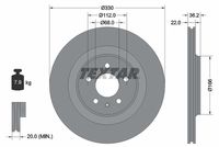 TEXTAR Remschijf (92160303)