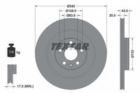 TEXTAR Remschijf (92304503)