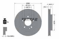 TEXTAR Remschijf (92091303)