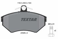 TEXTAR Remblokkenset, schijfrem (2194503)