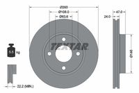 TEXTAR Remschijf (92063503)