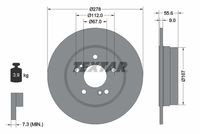 TEXTAR Remschijf (92032703)