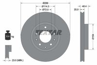 TEXTAR Remschijf (92180703)