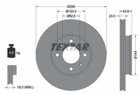 TEXTAR Remschijf (92295403)