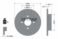 TEXTAR Remschijf (92075303)